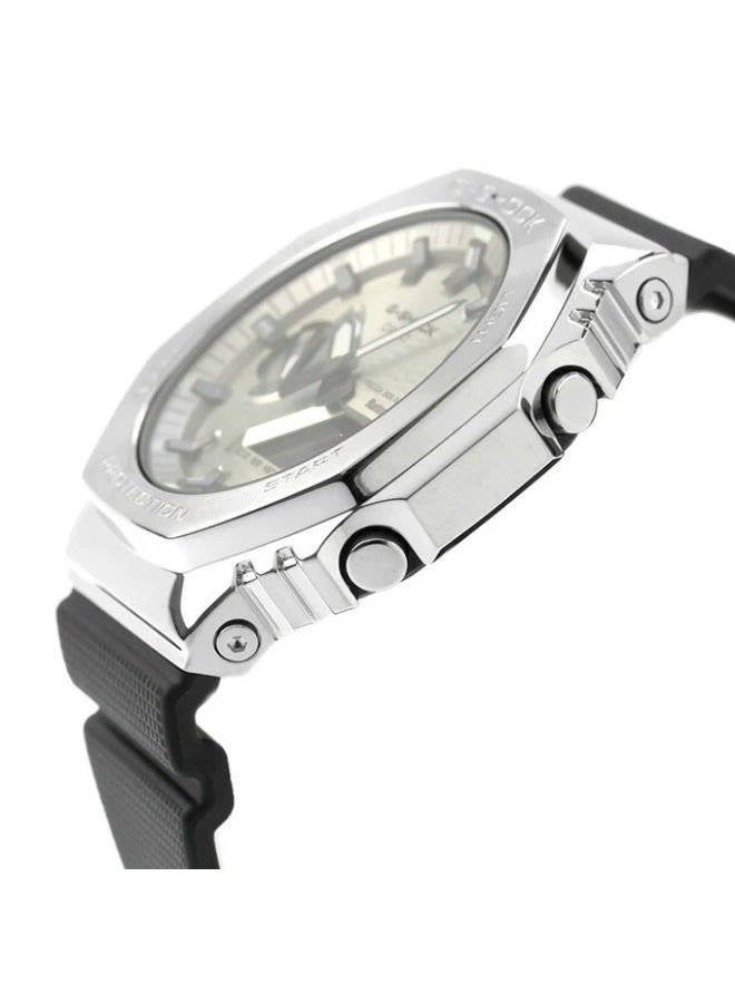 كاسيو ساعة كاسيو جي-شوك ​​جي-ستيل تعمل بالطاقة الشمسية للرجال GBM-2100A-8BDR - Image 2